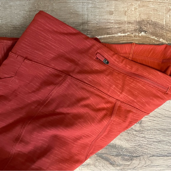 Pace Rival Mid-Rise Crop “22, burnt orange - Picture 2 of 3
